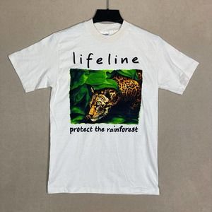 Hans Beefy Vintage Nature T Shirt Short Sleeve Off White Mens S